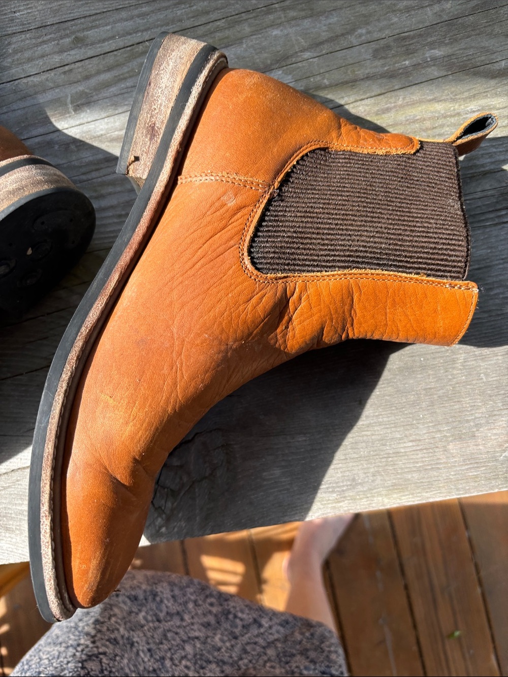 Nisolo Carmen Chelsea Boot 2.0 British Tan - Picture 3 of 6